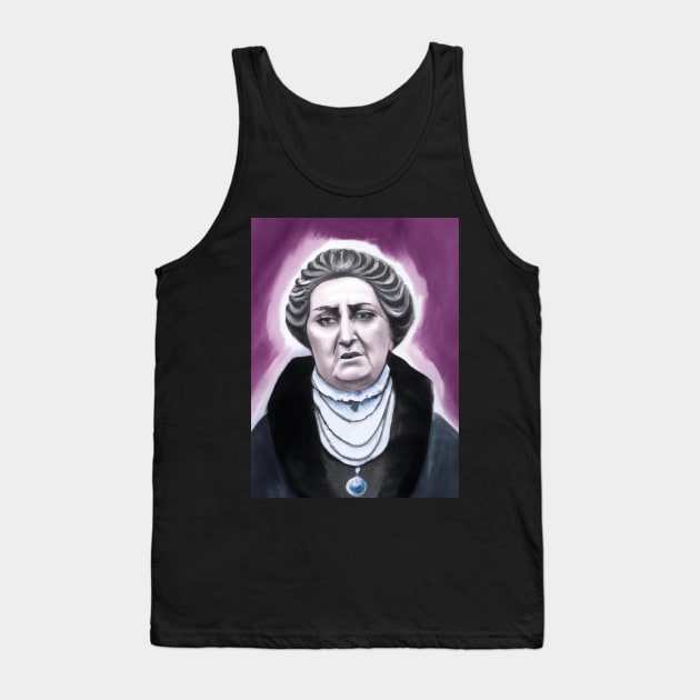 Helena Madame Blavatsky founder of theosophy painted impressionist surrealist style Tank Top by hclara23